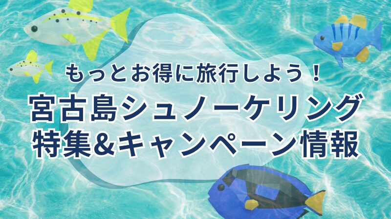 宮古島シュノーケリング特集KV