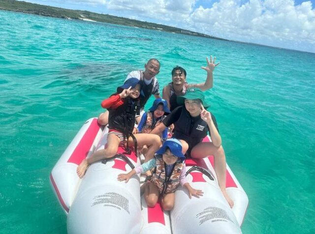 マリンスポーツ、遊び放題、バナナボート