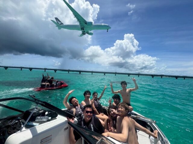 ボート、宮古島、シュノーケリング、マリンスポーツ